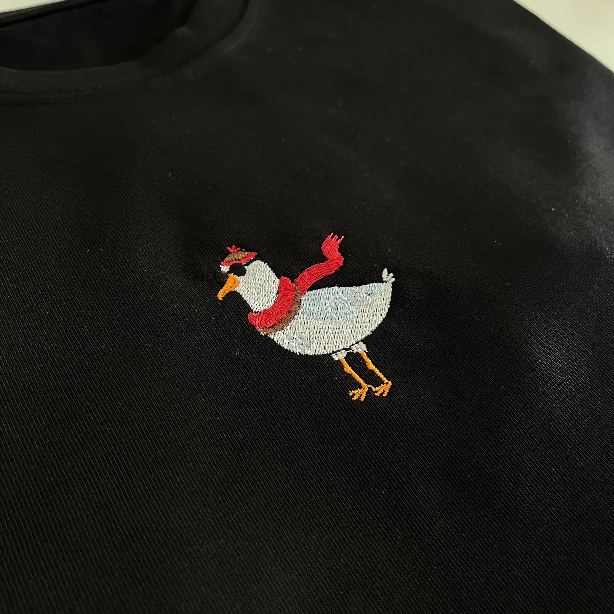 自慢するカモメ