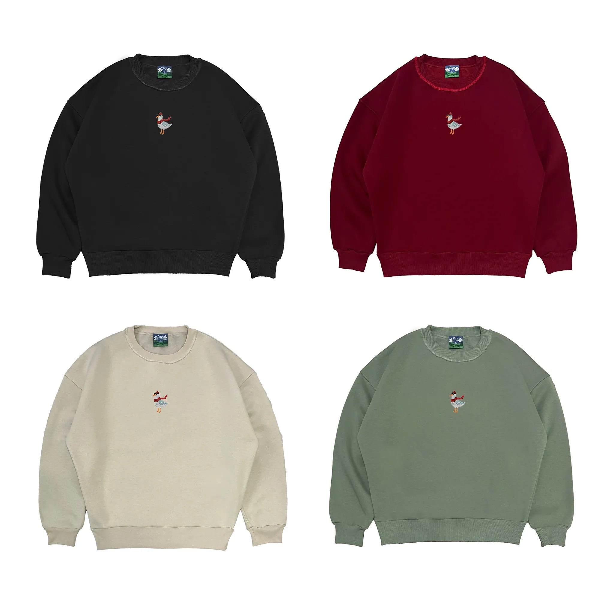 自慢するカモメ