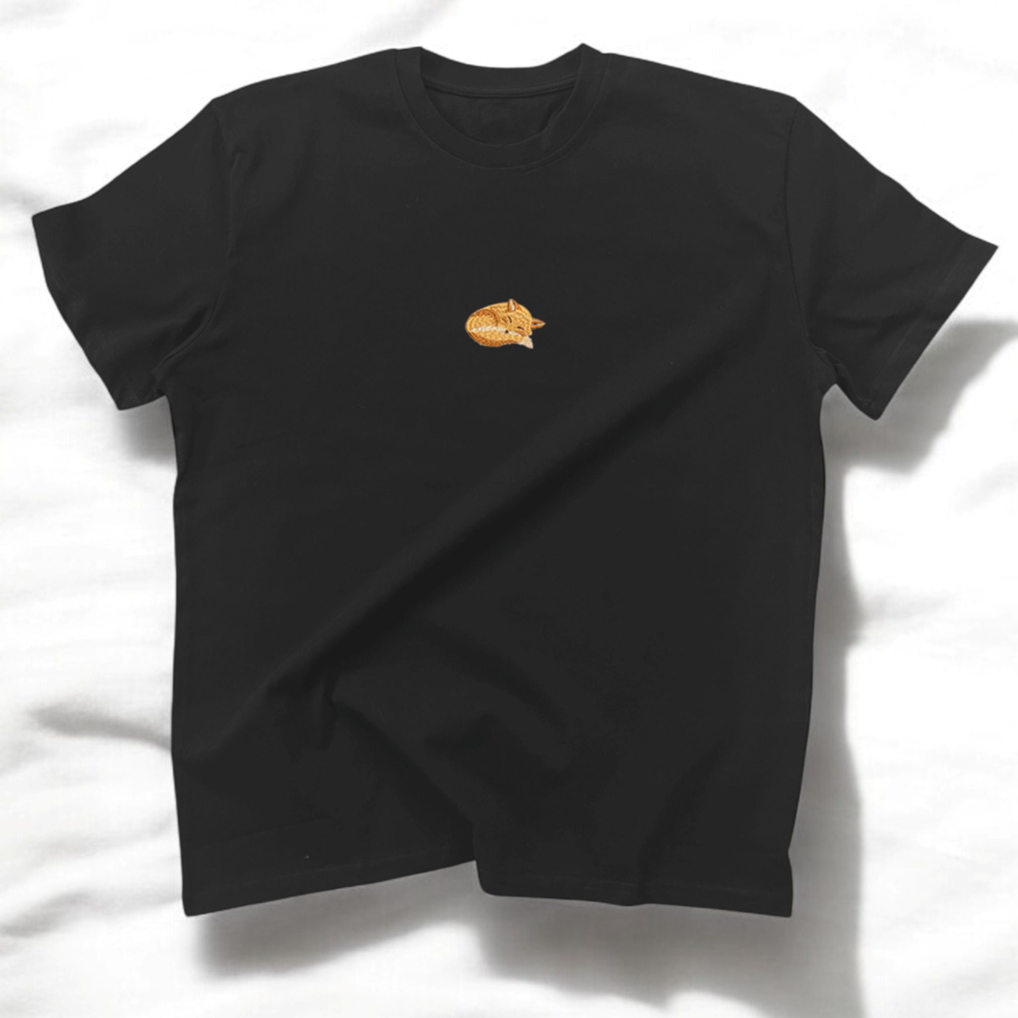 ダイアグラム　カットソー　狐　ブルーフォックスファー　2WAY　黒　日本製　36 Maison Kitsune（メゾンキツネ）の「TEE-SHIRT DOUBLE FOX HEAD
